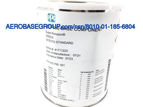 画像  国内在庫番号の 8010-01-185-6804