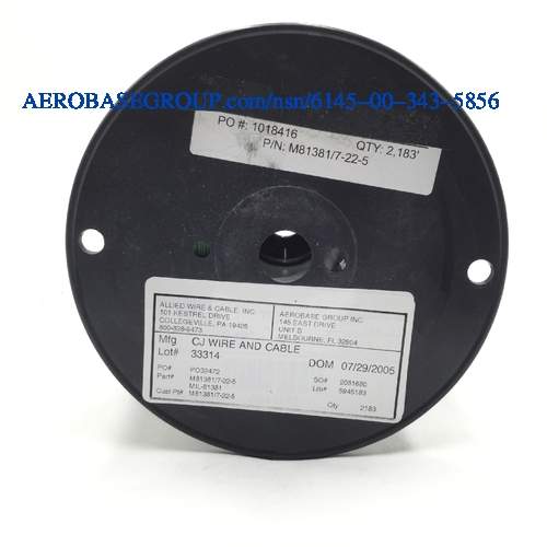 ナショナルストックナンバーの写真 6145-00-343-5856