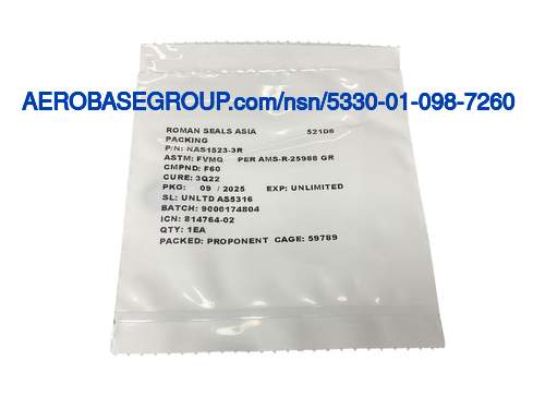 ナショナルストックナンバーの写真 5330-01-098-7260