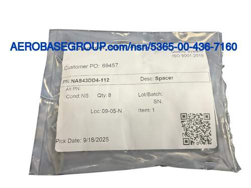 ナショナルストックナンバーの写真 5365-00-436-7160